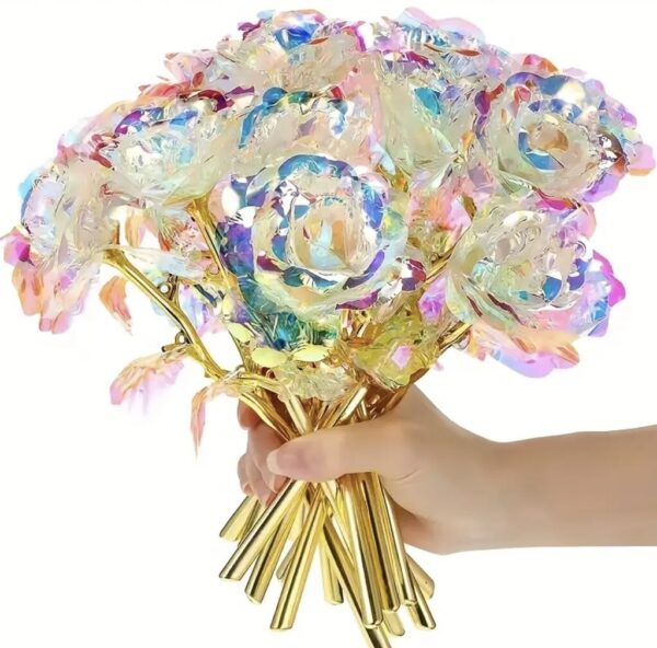 Iridescent Gold-Stem Rose