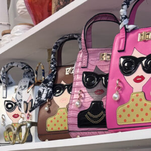 Diva Face Statement Handbag