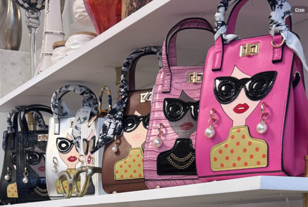 Diva Face Statement Handbag