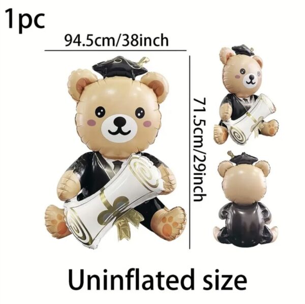Graduation Bear Balloon - Image 3
