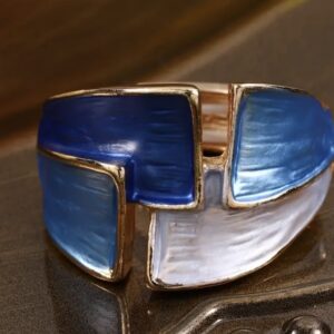Abstract Enamel Ring