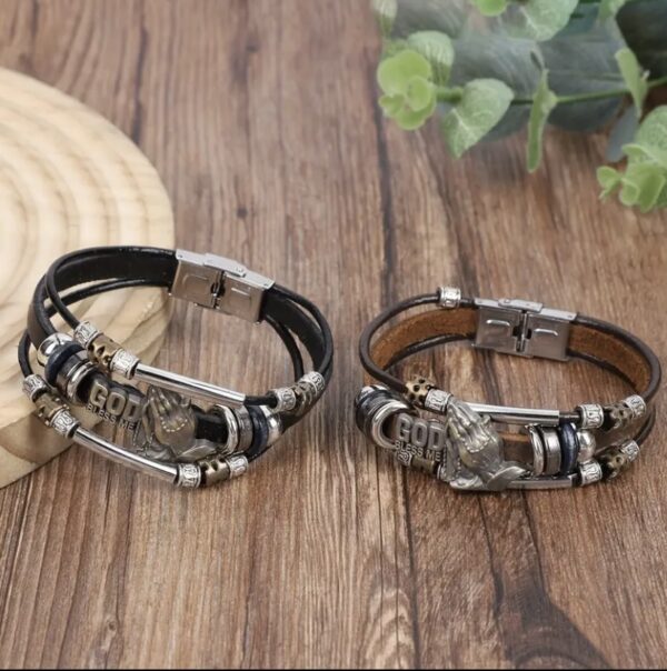 Leather Prayer Bracelets