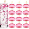 Pink Floating Tealight Candles – 12 Pack