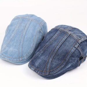 Classic Denim Newsboy Cap