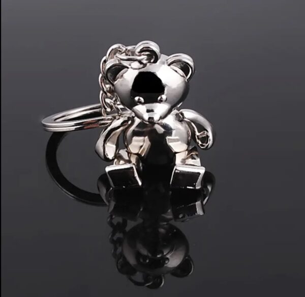 Mini Luxe Teddy Bear Keychain - Image 2