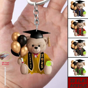 2025 Graduation Bear Keychain