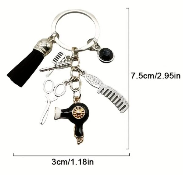 Hair Stylist Keychain - Image 3