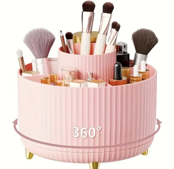 360° Rotating Makeup Organizer