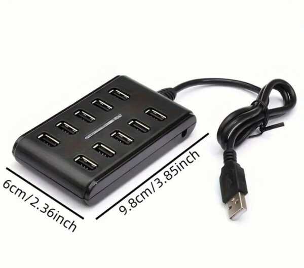 12-Port High-Speed USB 2.0 Hub - Image 2