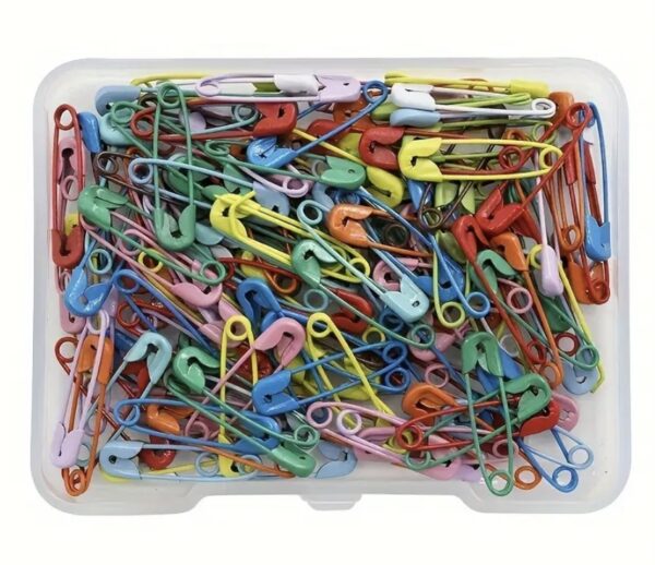 200-Piece Colorful Safety Pins Set - Image 2