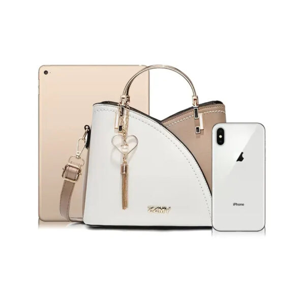 Elegant Heart Charm Handbag - Image 2