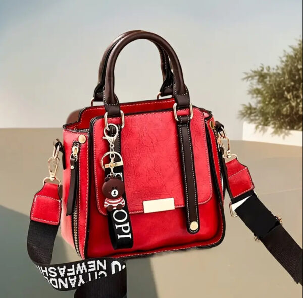 Urban Edge Colorblock Handbag - Image 2
