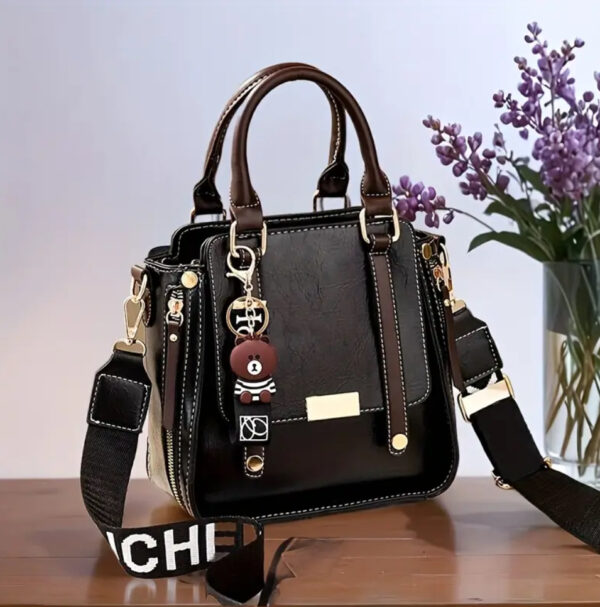 Urban Edge Colorblock Handbag