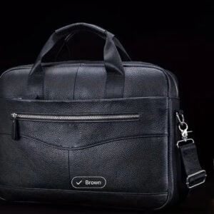 Classic Leather Business Satchel