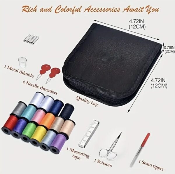Compact All-in-One Travel Sewing Kit - Image 2