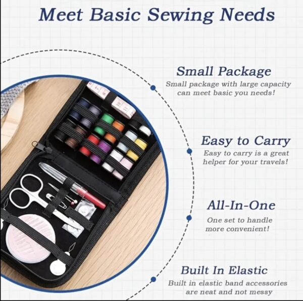 Compact All-in-One Travel Sewing Kit - Image 3