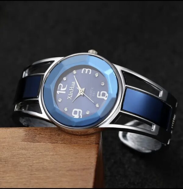 Xinhua GlamQuartz Women’s Cuff Watch - Image 2