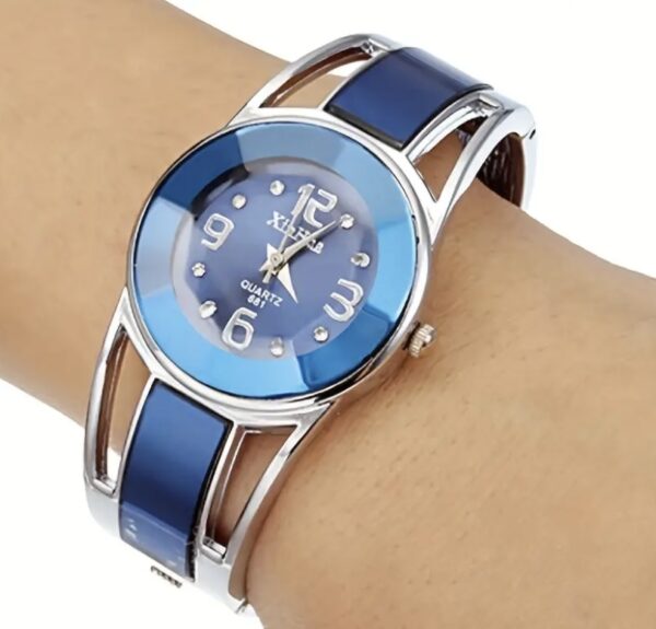 Xinhua GlamQuartz Women’s Cuff Watch
