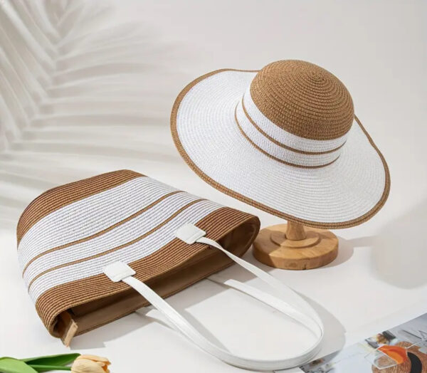 Khaki Two-Piece Summer Beach Set (Multiple Styles) - Image 3