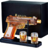 Kollea Gun-Shaped Whiskey Decanter Set